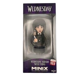 Wednesday Addams with Thing - The Addams Family - MINIX Collectible Figurines